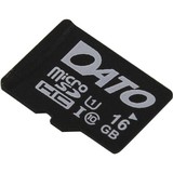 Купить Карта памяти MicroSD DATO Class 10 16Gb + без адаптера (DTTF016GUIC10) / Народный дискаунтер ЦЕНАЛОМ