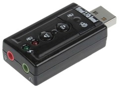 Купить Звуковая карта USB TRUA71 (Cmedia CM108), 24bit, 48kHz, 2.0ch(7.1 virtual), регулятор громкости, RTL, / Народный дискаунтер ЦЕНАЛОМ