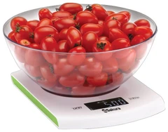 Купить Весы кухонные Sakura SA-6068G, белый/зеленый / Народный дискаунтер ЦЕНАЛОМ