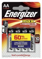 Купить Батарейка AA Energizer Max+Power Seal LR6 / Народный дискаунтер ЦЕНАЛОМ
