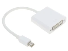 Купить Кабель mini DisplayPort - DVI Dual Link 0.2 м белый / Народный дискаунтер ЦЕНАЛОМ