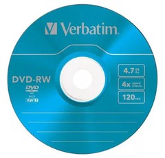 Купить Диск DVD-RW Verbatim / Народный дискаунтер ЦЕНАЛОМ