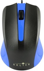 Купить Мышь Oklick 225M Black/Blue USB / Народный дискаунтер ЦЕНАЛОМ