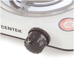 Купить Плитка электрическая CENTEK CT-1508, белый / Народный дискаунтер ЦЕНАЛОМ