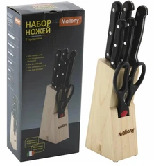 Купить Набор ножей Mallony MAL-S01B, 7 пр. / Народный дискаунтер ЦЕНАЛОМ