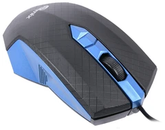 Купить Мышь проводная Ritmix ROM-202 Black-Blue USB / Народный дискаунтер ЦЕНАЛОМ