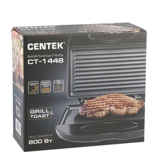 Купить Электрогриль CENTEK CT-1448, черный / Народный дискаунтер ЦЕНАЛОМ