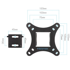 Купить Кронштейн Kromax VEGA-8 для ТВ 15-42" / Народный дискаунтер ЦЕНАЛОМ