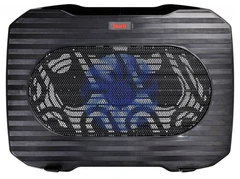 Купить Подставка для ноутбука до 15.6" Buro BU-LCP156-B114, вентилятор 140мм, 1xUSB, черный / Народный дискаунтер ЦЕНАЛОМ