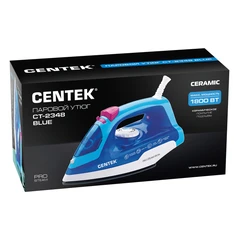 Купить Утюг CENTEK CT-2348, синий / Народный дискаунтер ЦЕНАЛОМ