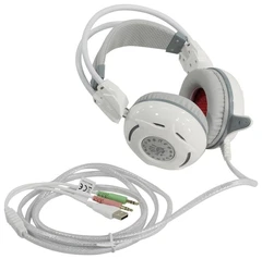 Купить Гарнитура игровая A4TECH Bloody G300 белый / Народный дискаунтер ЦЕНАЛОМ