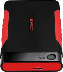 Купить Внешний HDD Silicon Power Armor A15 SP010TBPHDA15S3L, 1ТБ, черный/красный / Народный дискаунтер ЦЕНАЛОМ