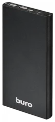 Купить Внешний аккумулятор (Power Bank) 12000mAh Buro RA-12000-AL-BK Black / Народный дискаунтер ЦЕНАЛОМ