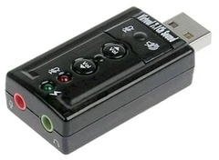 Купить Звуковая карта USB TRUA71 (C-Media CM108) 2.0 Ret / Народный дискаунтер ЦЕНАЛОМ