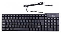 Купить Клавиатура проводная Ritmix RKB-100 Black USB / Народный дискаунтер ЦЕНАЛОМ