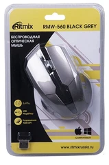 Купить Мышь беспроводная Ritmix RMW-560 Black USB / Народный дискаунтер ЦЕНАЛОМ