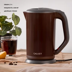 Купить Чайник GALAXY LINE GL0318, коричневый / Народный дискаунтер ЦЕНАЛОМ