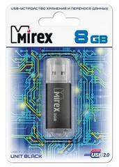 Купить Флеш накопитель Mirex UNIT 8GB Black (13600-FMUUND08) / Народный дискаунтер ЦЕНАЛОМ