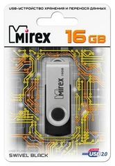 Купить Флеш накопитель 8Gb Mirex Swivel, белый / Народный дискаунтер ЦЕНАЛОМ