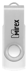 Купить Флеш накопитель 8Gb Mirex Swivel, белый / Народный дискаунтер ЦЕНАЛОМ