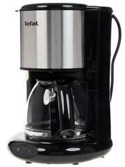 Купить Кофеварка Tefal Confidence CM361838, черный/серебристый / Народный дискаунтер ЦЕНАЛОМ