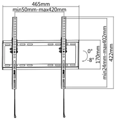 Купить Кронштейн UltraMounts UM832T для ТВ 32-55" / Народный дискаунтер ЦЕНАЛОМ
