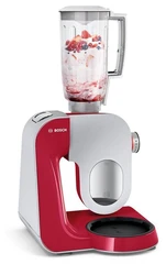 Купить Кухонная машина Bosch MUM58420, красный/серебряный / Народный дискаунтер ЦЕНАЛОМ