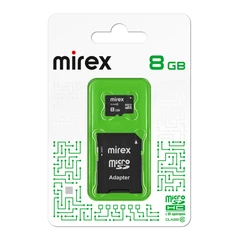 Купить Карта памяти microSDHC Mirex 8GB (13613-AD10SD08) / Народный дискаунтер ЦЕНАЛОМ