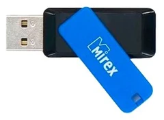 Купить USB-накопитель Mirex City 4 ГБ, USB 2.0, синий / Народный дискаунтер ЦЕНАЛОМ