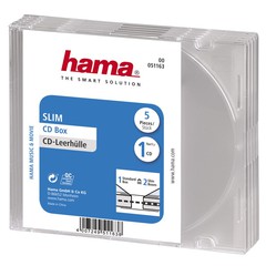 Купить Бокс Hama H-51163, 5 дисков / Народный дискаунтер ЦЕНАЛОМ