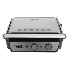 Купить Электрогриль CENTEK CT-1466, серебристый / Народный дискаунтер ЦЕНАЛОМ
