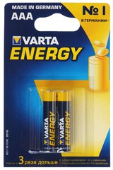 Купить Батарейка VARTA ENERGY AAA 2*BL / Народный дискаунтер ЦЕНАЛОМ