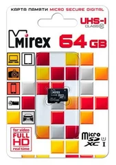Купить Карта памяти microSDXC Mirex 64 ГБ / Народный дискаунтер ЦЕНАЛОМ
