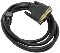 Купить Кабель HDMI-DVI Single Link Cablexpert CC-HDMI-DVI-6, 1.8 м / Народный дискаунтер ЦЕНАЛОМ