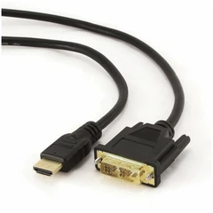 Купить Кабель HDMI-DVI Single Link Cablexpert CC-HDMI-DVI-6, 1.8 м / Народный дискаунтер ЦЕНАЛОМ