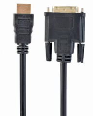 Купить Кабель HDMI-DVI Gembird CC-HDMI-DVI-7.5MC, 7.5 м / Народный дискаунтер ЦЕНАЛОМ