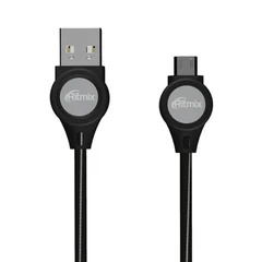 Купить Кабель Ritmix RCC-419, USB 2.0 Am - microUSB Black / Народный дискаунтер ЦЕНАЛОМ