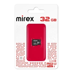 Купить Карта памяти microSDHC Mirex Class 10 UHS-I U1 32GB (13612-MCSUHS32) / Народный дискаунтер ЦЕНАЛОМ