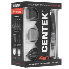 Купить Машинка для стрижки CENTEK CT-2133, черный / Народный дискаунтер ЦЕНАЛОМ