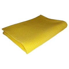Купить Желтый, полотенце вафельное кухонное однотонное 45*60 см / Народный дискаунтер ЦЕНАЛОМ