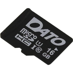 Купить Карта памяти MicroSD 16Gb Class 10 Dato DTTF016GUIC10, без адаптера / Народный дискаунтер ЦЕНАЛОМ