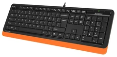 Купить Клавиатура A4TECH Fstyler FK10 USB Black/Orange / Народный дискаунтер ЦЕНАЛОМ