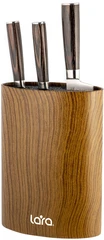 Купить Подставка для ножей LARA LR05-101 Wood / Народный дискаунтер ЦЕНАЛОМ