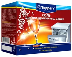 Купить Соль для ПММ Topperr 1.5 кг / Народный дискаунтер ЦЕНАЛОМ