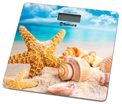 Купить Весы напольные Sakura SA-5065BH пляж / Народный дискаунтер ЦЕНАЛОМ