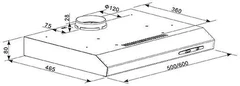 Купить Вытяжка Оasis PO-60W (А) / Народный дискаунтер ЦЕНАЛОМ