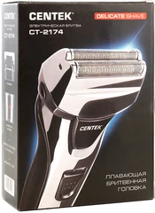Купить Электробритва CENTEK CT-2174, черный/серебристый / Народный дискаунтер ЦЕНАЛОМ