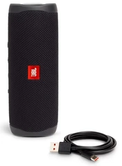 Купить Колонка портативная JBL Flip 5, черный / Народный дискаунтер ЦЕНАЛОМ