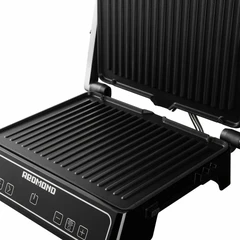 Купить Электрогриль REDMOND SteakMaster RGM-M809, черный/серебристый / Народный дискаунтер ЦЕНАЛОМ