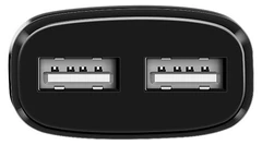 Купить Сетевое зарядное устройство hoco C12 Smart черный / Народный дискаунтер ЦЕНАЛОМ